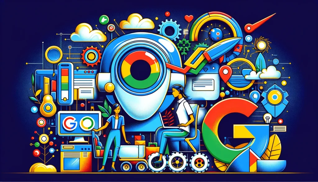 Portada de artículo Crealogic DM sobre Tendencias de SEO en 2024 con enfoque en innovación digital y marketing